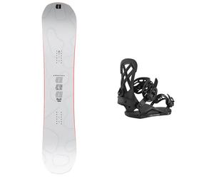 Armada - Packs (snowboard + fix) - Snowboard freestyle - Pack Blueprint 2027 en Bois - Blanc Blanc 151 cm,159 cm