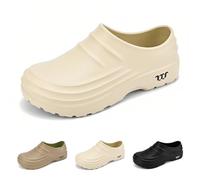 Armadillo Chaussures de chef pour homme et femme - Antidérapantes - Résistantes à l'huile - Imperméables - Légères - Pour la cuisine et le travail, B Beige., 42 2/3 EU