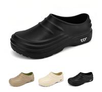 Armadillo Chaussures de chef pour homme et femme - Antidérapantes - Résistantes à l'huile - Imperméables - Légères - Pour la cuisine et le travail, b noir, 39 2/3 EU