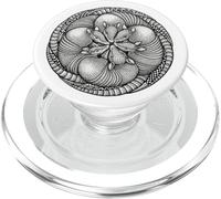 Armadillo Mandala géométrique Art Circulaire PopSockets PopGrip pour MagSafe