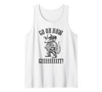 Armadillo Vintage Cowboy Go on Now Git Western Armadillo Débardeur