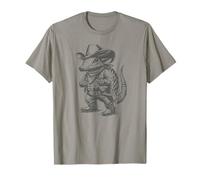 Armadillo Vintage Cowboy Go on Now Git Western Armadillo T-Shirt