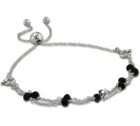Armäleon bracelets argent noir femme bijoux de bras D2ARS005S