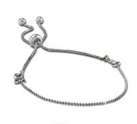 Armäleon Bracelets Chaîne à boules Bijoux de bras Argent massif 925 Femmes ARS010J