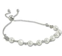 Armäleon Bracelets perles blanches Bijoux de bras Argent Sterling 925 Femmes ARS004W