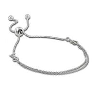Armäleon Ensemble De Bracelets Pour Femme À Double Design Et Chaîne À Fermoir En Argent 925 Ars014j