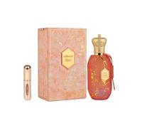 Armaf Eter Desert Rose Eau de parfum 100 ml, parfum arabe unisexe de longue durée, avec atomiseur rechargeable 5 ml, parfum floral oriental avec rose turque, safran et vanille (Desert Rose)