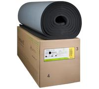 ArmaFlex HOME Tapis isolant, autocollant, 19 mm, 6 m x 1 m, mousse élastomère flexible, isolation thermique et acoustique, pour campeur, bateau, maison et bricolage, 10/19/25/32 mm