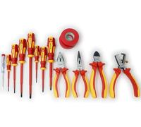 ArmaKit Ensemble d'outils combinés VDE - Kit d'outils isolés 14 pièces testé et certifié IEC60900 1000 V (AKVDE-14t)