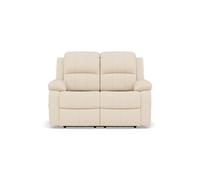Armand - Canapé 2 places relax électrique en simili - Beige