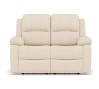 Armand - Canapé 2 places relax électrique en simili - Beige