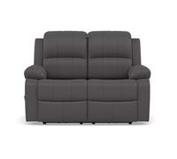 Armand - Canapé 2 places relax électrique en simili - Gris