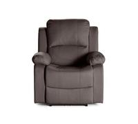 Armand - fauteuil relax électrique en simili - Marron