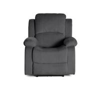 Armand - fauteuil relax électrique en velours côtelé - Gris