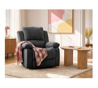 Best Mobilier - Armand - Fauteuil Relax électrique en Velours côtelé, Gris