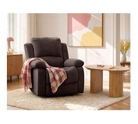 Best Mobilier - Armand - Fauteuil Relax électrique en Velours côtelé, Marron