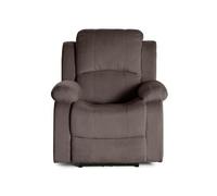 Armand - fauteuil relax électrique en velours côtelé - Marron