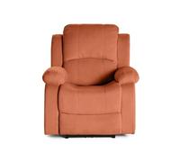 Armand - fauteuil relax électrique en velours côtelé - Terracotta