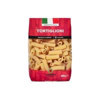 Armando Tortiglioni Pâtes Italiennes, Forme Tubulaire, Blé Dur, Produit en Italie, Sachet 500g pack 4 unites