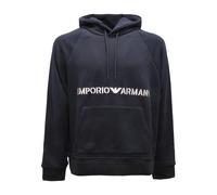 Armani - 6R1Me9 Logo Sweat à capuche - Homme - Sweatshirts et sweats à capuche - Bleu - Taille: L