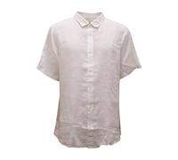 Armani - Camicia Exchange Regular Linen Shirt - Homme - Chemises - Blanc - Taille: XL