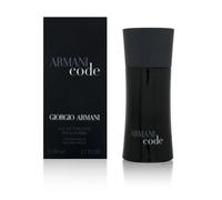 Armani Code de Giorgio Armani pour homme. Eau de toilette en vaporisateur 50 ml.