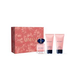 Armani - Coffret My Way Coffret Pour Femme Eau De Parfum 50ml + Gel Douche 50ml + Lait Pour Le Corps 50ml - Kapao Parfumerie en ligne française