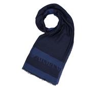ARMANI Écharpe 'Emporio Armani Tuch' bleu marine, Taille One Size