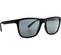 Armani Exchange Homme Sunglass AX4080S - Couleur du Monture: Noir mat, Couleur de Lentille: Effet miroir Noir