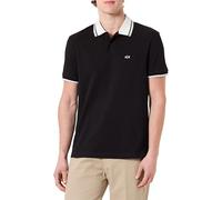 Armani Exchange 3D Embroidered Back Collar Logo Polo, Noir, XL Hommes