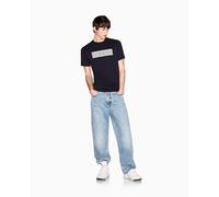 Armani Exchange - Af10356 T-Shirt - Homme - Tops - Bleu - Taille: 2XL