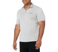 Armani Exchange 4 Buttons Polo, Gris (Bros Bc06 Alloy HTR 3901), Medium Homme