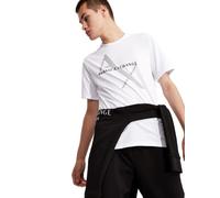Armani Exchange 8nzt76 T-Shirt, Blanc (White 1100), Small Homme
