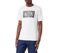 ARMANI EXCHANGE T-Shirt bleu foncé / blanc, Taille XL