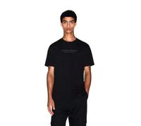 Armani Exchange T-shirt homme manches courtes avec logo Milano-New York sur le devant Noir M
