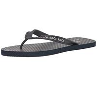 Armani Exchange A|X Tongs avec logo pour homme, bleu marine, 11, bleu marine, 44.5 EU