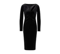 Armani Exchange - Abito Longuette in Velluto - Femme - Robes - Noir - Taille: 36 FR