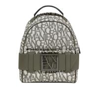 Armani Exchange - All-over Logo Backpack - Femme - Sacs - Multicolore - Taille: ONE Size