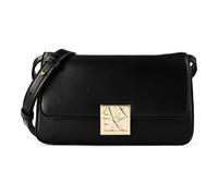 Armani Exchange Amy, Sustainable, Gold Logo Plate, Pochette Femmes, Noir, Taille Unique