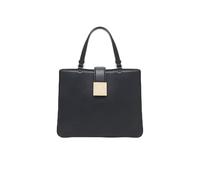 Armani Exchange Amy, Sustainable, Gold Logo Plate, Sac fourre-Tout M Femmes, Noir, Taille Unique