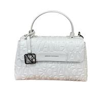 Armani Exchange Armani Exchange Liz Sac à main avec poignée sur le dessus, Blanc cassé, One Size, Sac à poignée supérieure