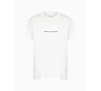 Armani Exchange AX Line Logo Tee T-Shirt, Blanc cassé, XL Hommes