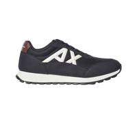 Armani Exchange - AX Logo Lace-Up Baskets - Homme - Chaussures - Bleu - Taille: 44 EU