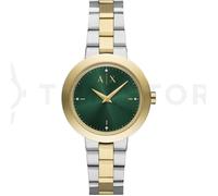 Armani Exchange Montre pour Femmes, Mouvement à Quartz à Deux Aiguilles et boîtier de 36 mm avec Bracelet en Acier Inoxydable ou en Cuir