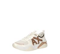 ARMANI EXCHANGE Baskets basses marron / blanc cassé, Taille 37