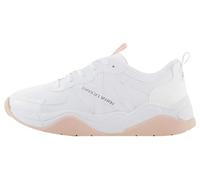 Armani Exchange Baskets Cher pour Femme, Logo latéral, Couleurs contrastées, Opt White Rose, 41 EU
