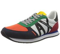 Armani Exchange Baskets en Cuir à Logo Multicolore