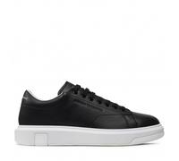 Armani Exchange - Baskets en cuir Action - Homme - Chaussures - Noir - Taille: 44 EU