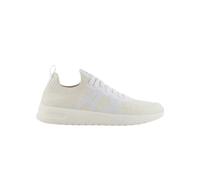 Armani Exchange - Baskets en tissu avec empiècements en mesh - Homme - Chaussures - Blanc - Taille: 41 EU