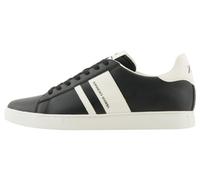 Armani Exchange Baskets Paris Double Line pour Homme, Black Off White, 43 EU
